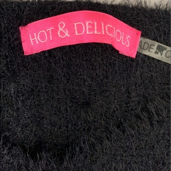 Hot & Delicious Fuzzy Hairy Cropped Top - Picture 5 of 8